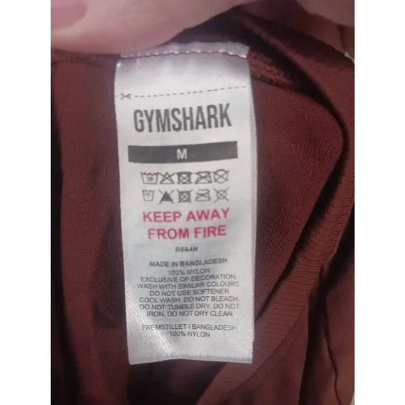 Gymshark medium red loose fit tee - Picture 3 of 3